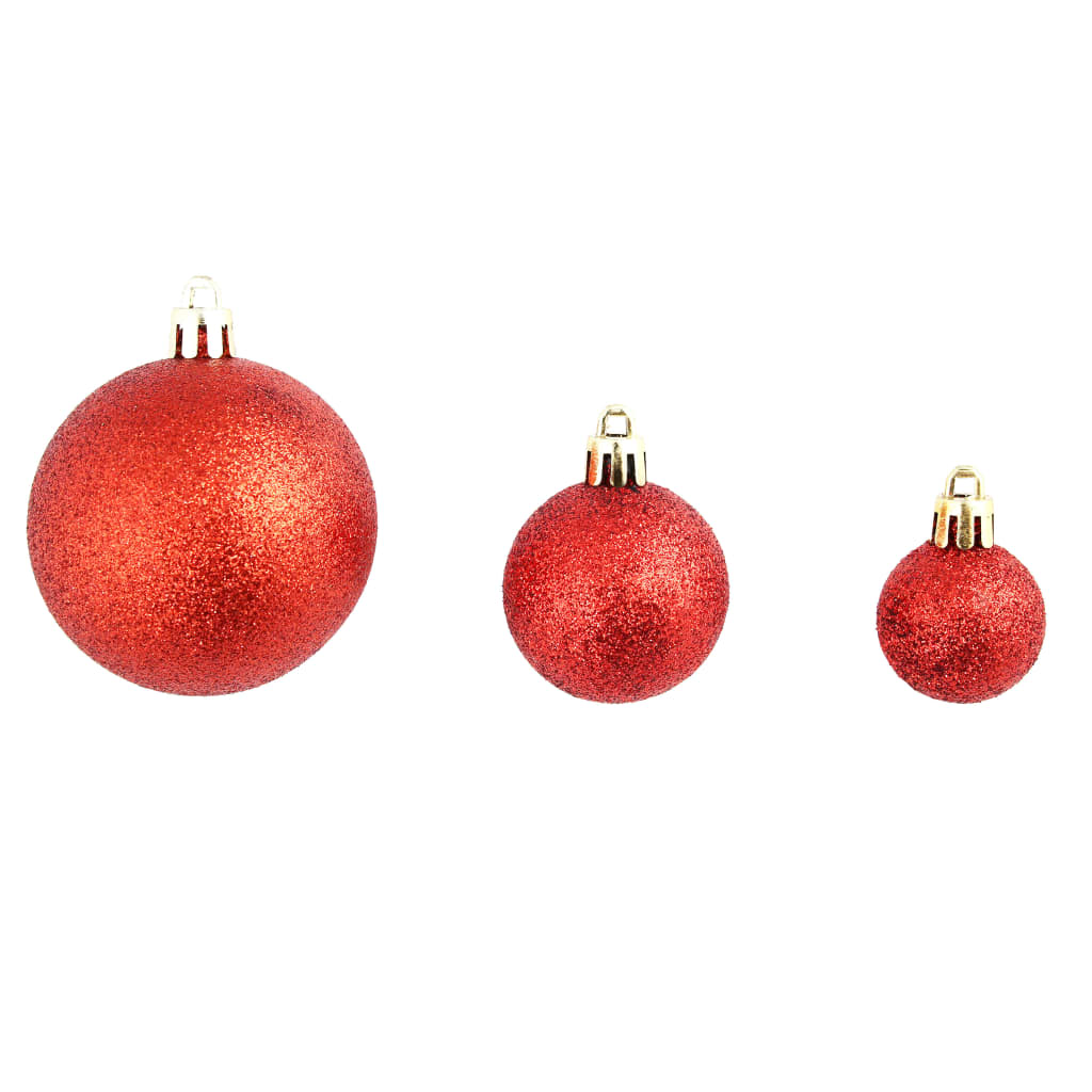 100 Piece Christmas Ball Set 3/4/6 Cm