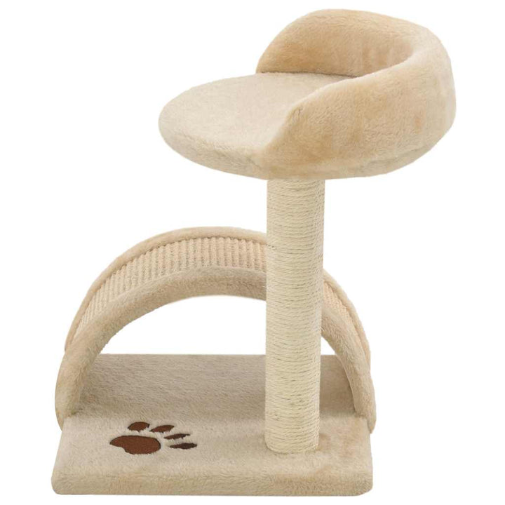 Cat Tree With Sisal Scratching Post And Brown