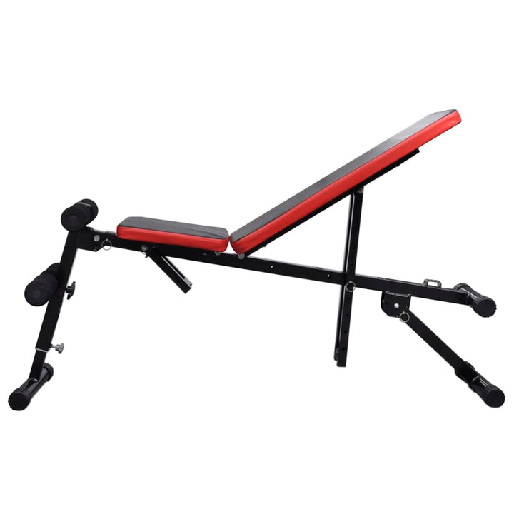 Adjustable Sit-Up Bench With Barbell And Dumbbell Set