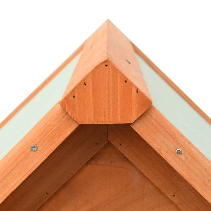 Dog House Solid Pine & Fir Wood 72X85X82 Cm