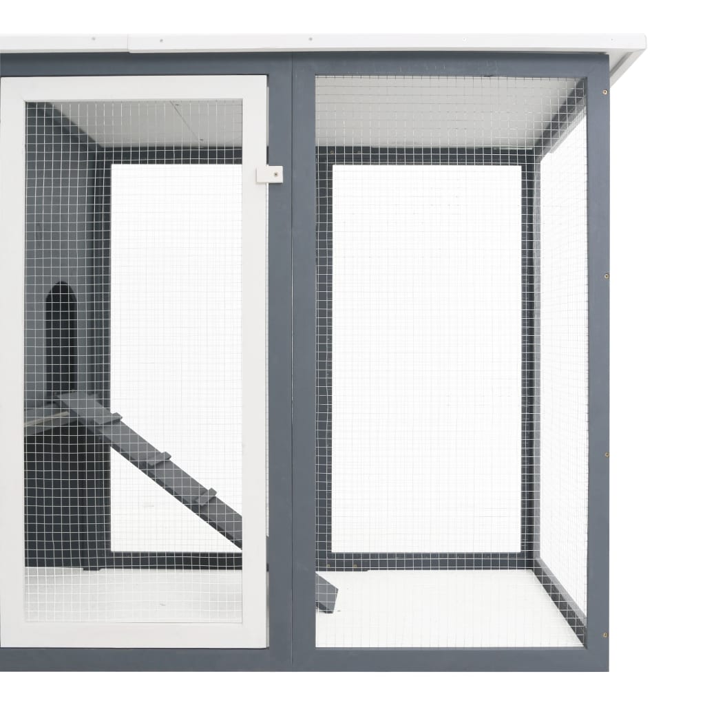 Outdoor Chicken Cage Hen House With 1 Egg Cage Wood