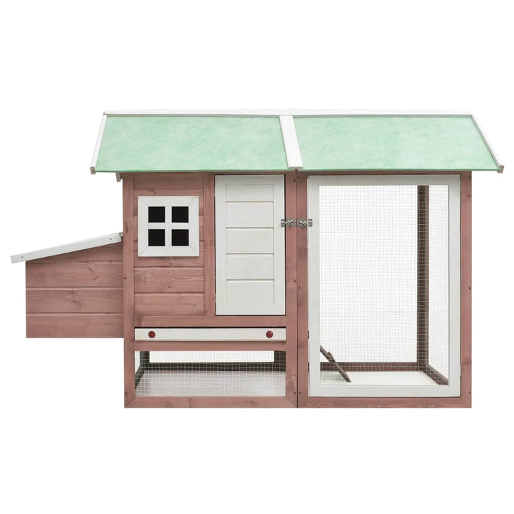 Chicken Cage 170X81X110 Cm Solid Pine & Fir Wood