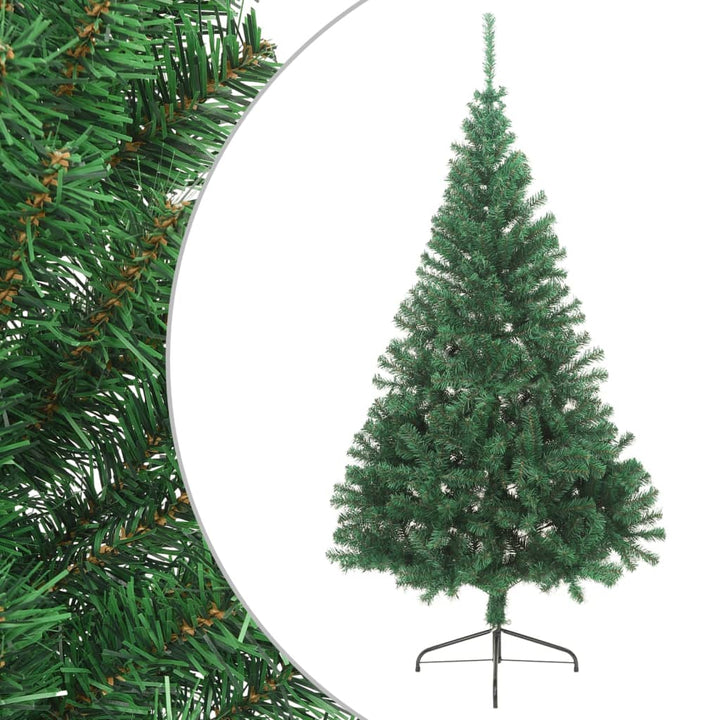Artificial Half Christmas Tree With Stand 120 Cm Pvc