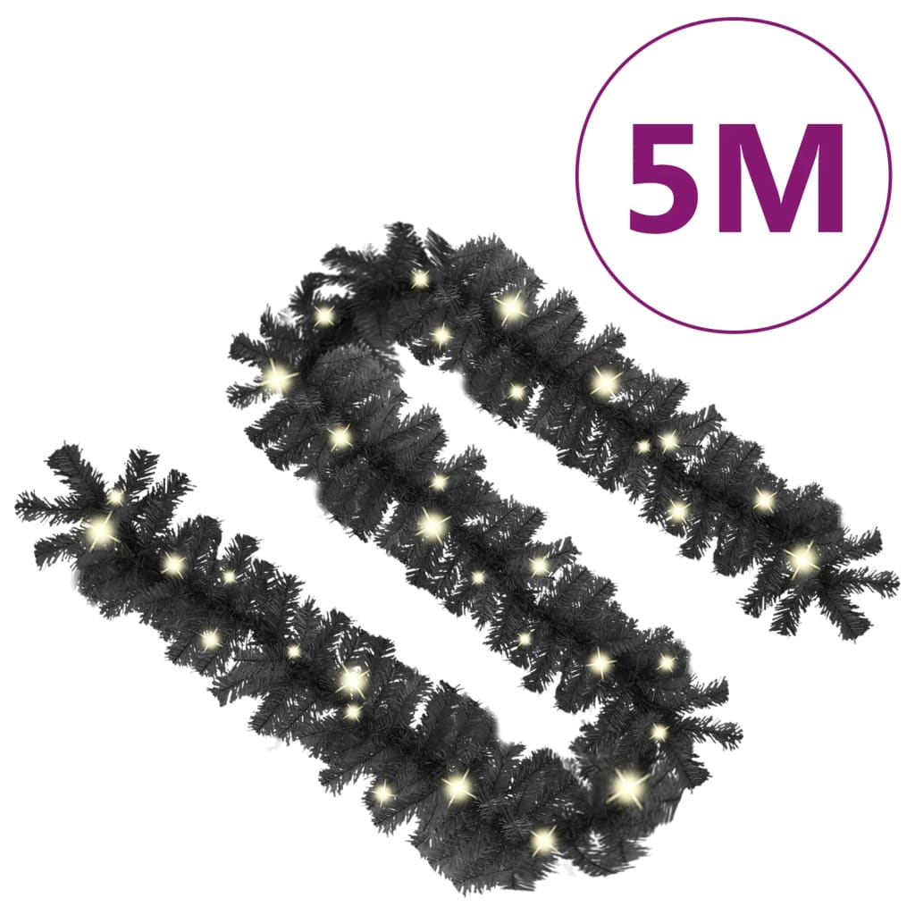 Christmas Garland With Led Lights