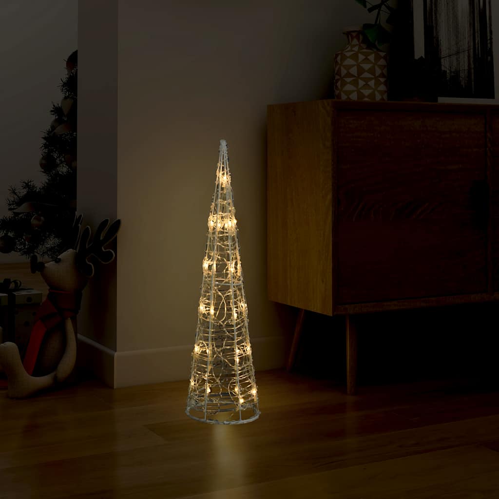 Acrylic Decorative Pyramid Led Light Cone Colourful