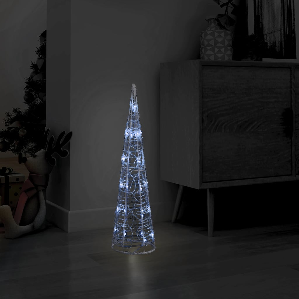 Acrylic Decorative Pyramid Led Light Cone Colourful
