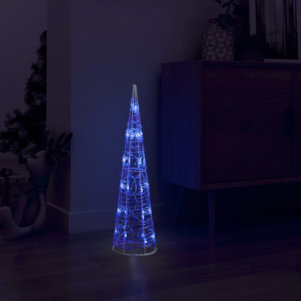 Acrylic Decorative Pyramid Led Light Cone Colourful