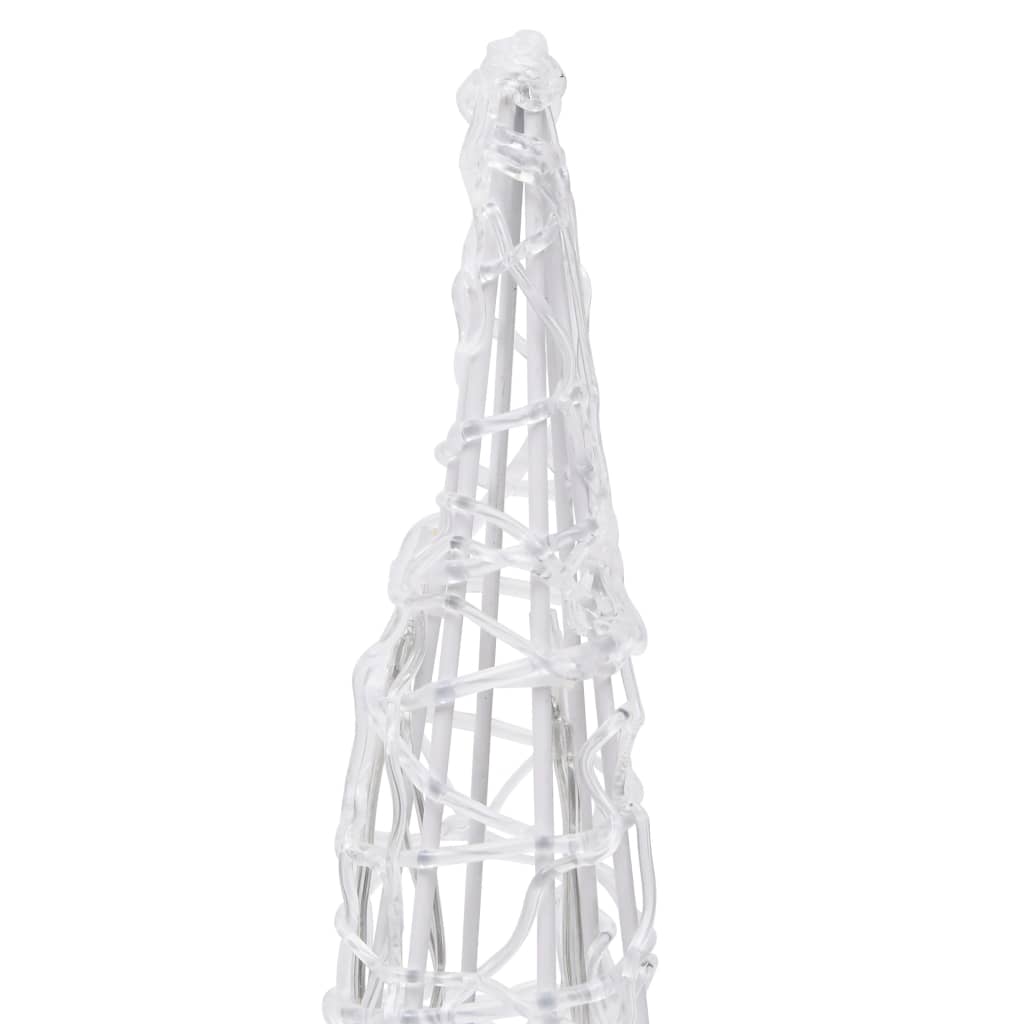 Acrylic Decorative Pyramid Led Light Cone Colourful