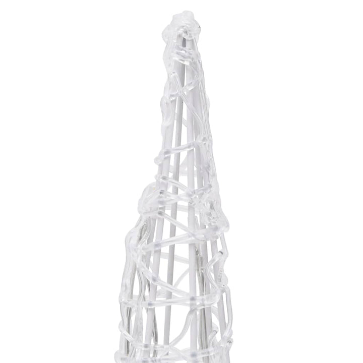 Acrylic Decorative Pyramid Led Light Cone Colourful