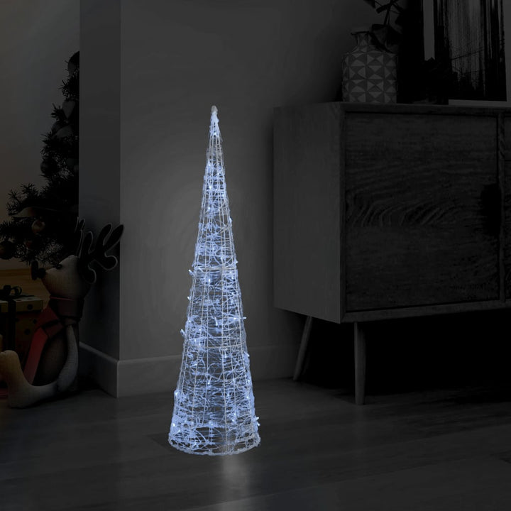 Acrylic Decorative Pyramid Led Light Cone Colourful