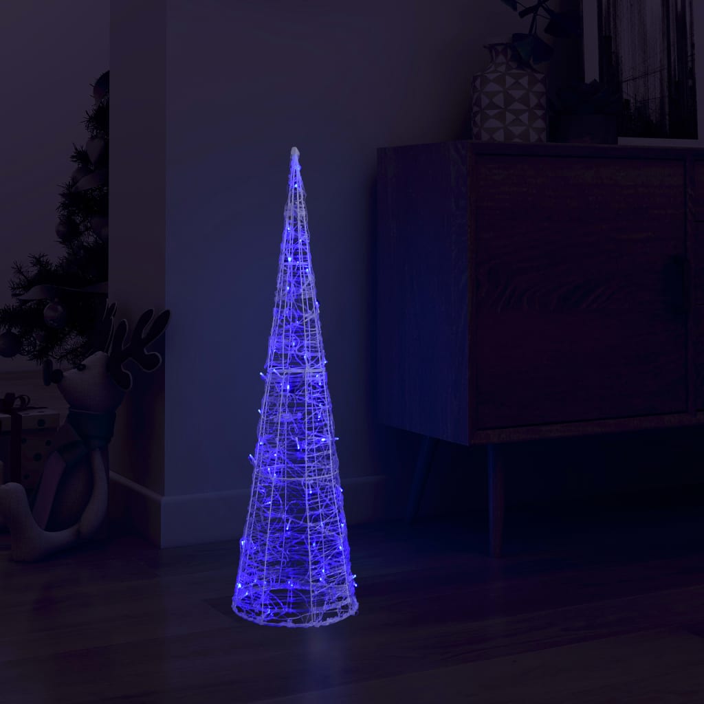 Acrylic Decorative Pyramid Led Light Cone Colourful