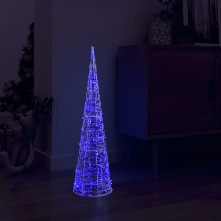 Acrylic Decorative Pyramid Led Light Cone Colourful