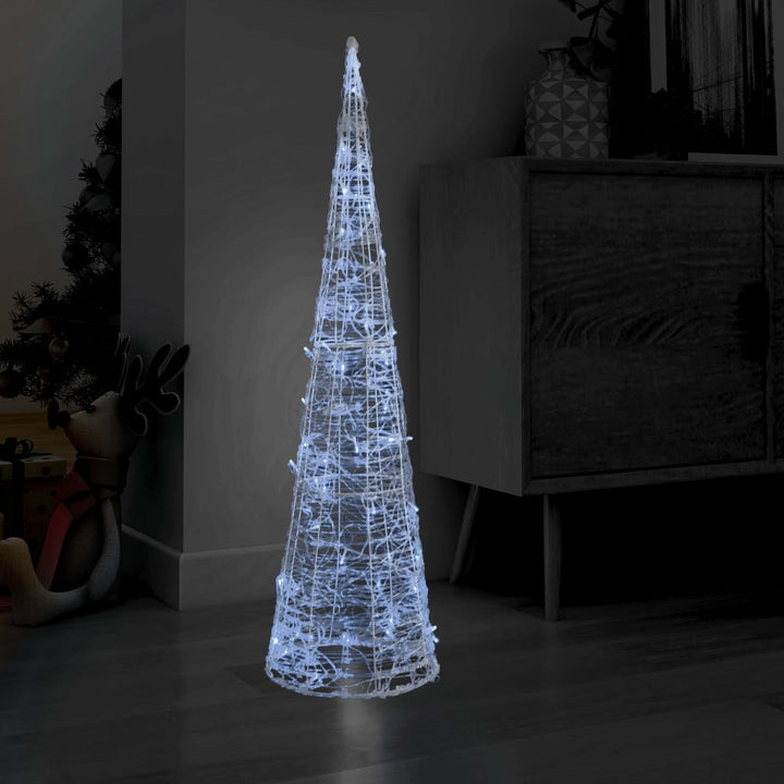Acrylic Decorative Pyramid Led Light Cone Colourful