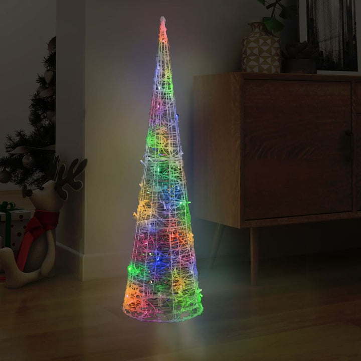 Acrylic Decorative Pyramid Led Light Cone Colourful