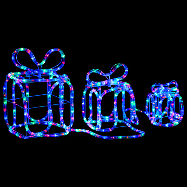 Christmas Decoration Gift Boxes With 180 Leds Indoor Outdoor