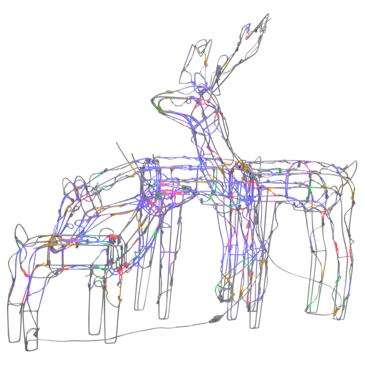 3 Piece Christmas Light Display Reindeers 229 Leds