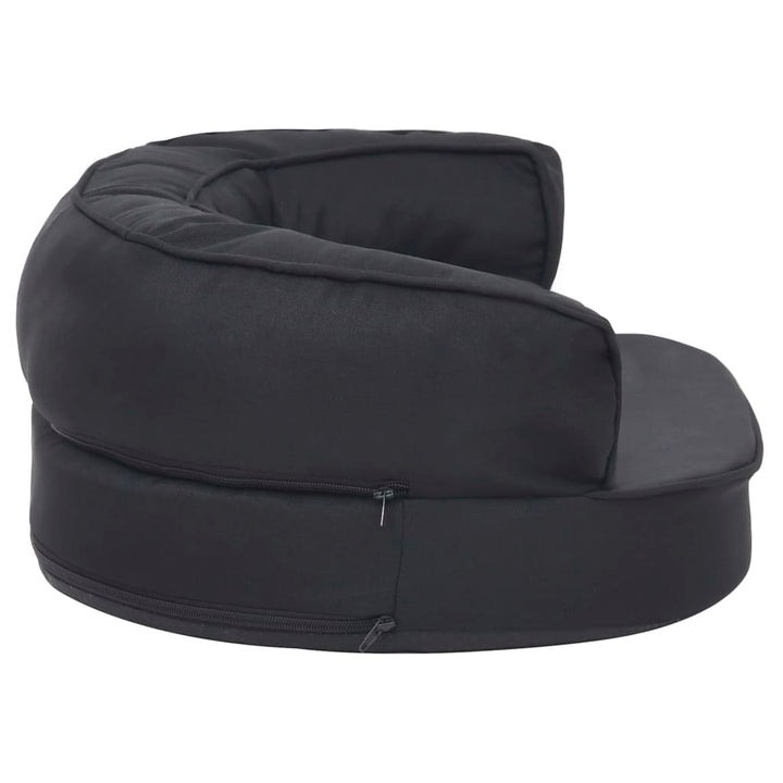 Ergonomic Dog Bed Mattress Linen Look