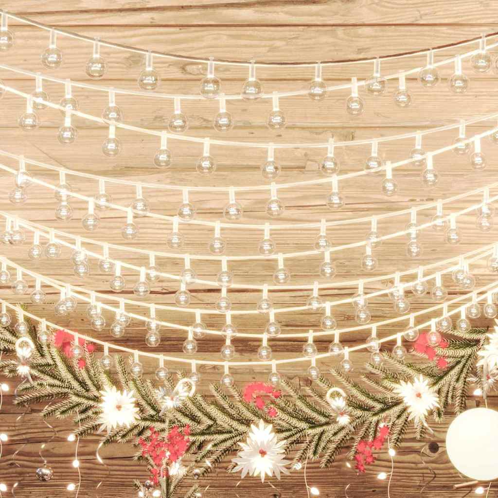 Globe Fairy String Lights 20M 200 Led 8 Function