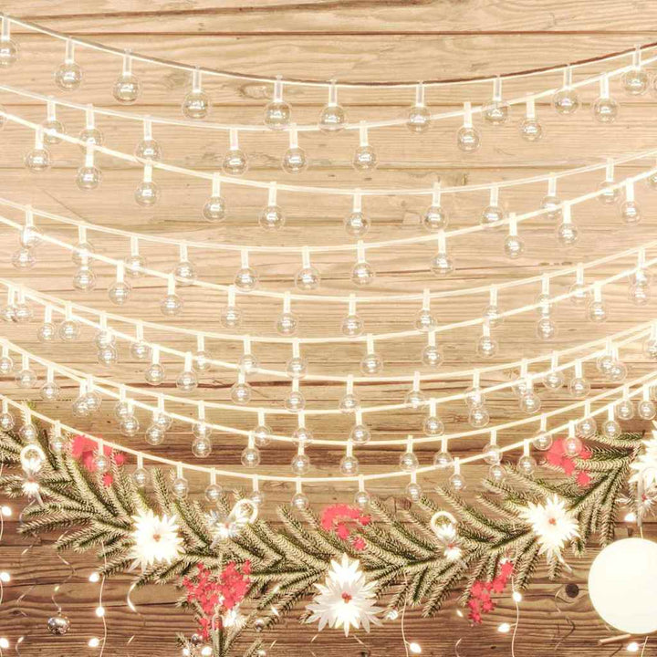 Globe Fairy String Lights 20M 200 Led 8 Function