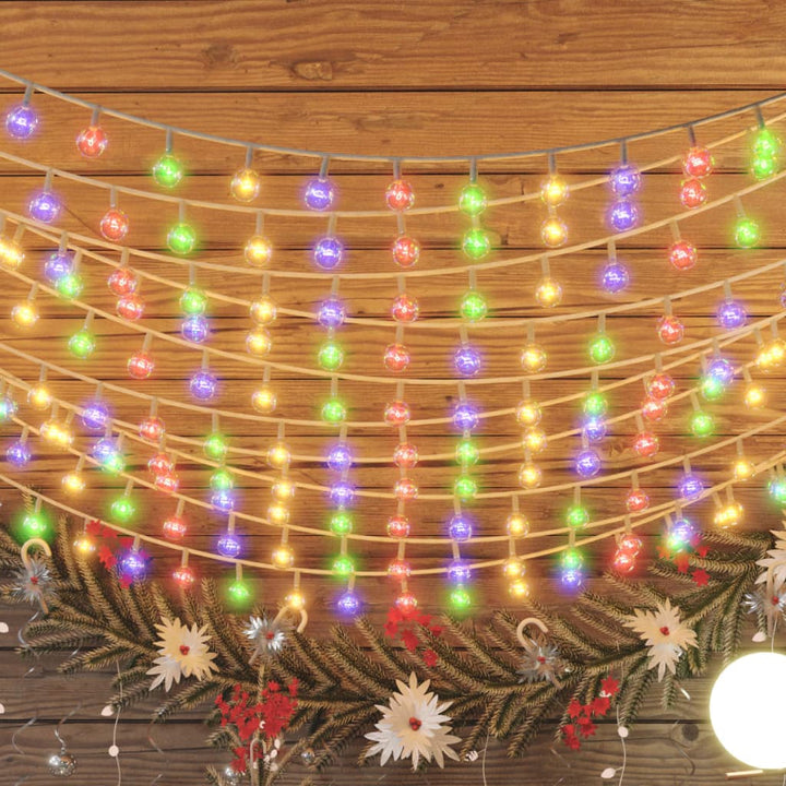 Globe Fairy String Lights 20M 200 Led Colourful 8 Function