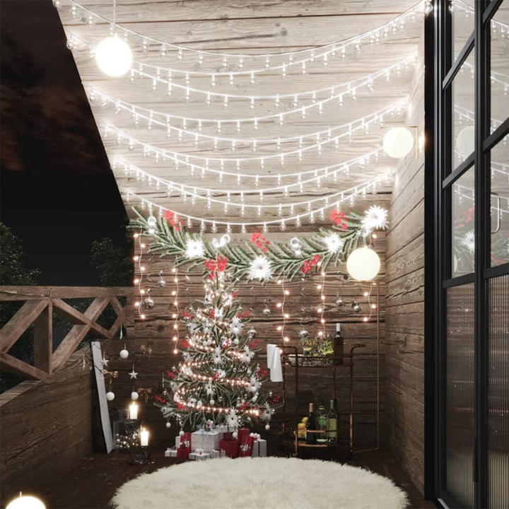 Globe Fairy String Lights 20M 200 Led Colourful 8 Function