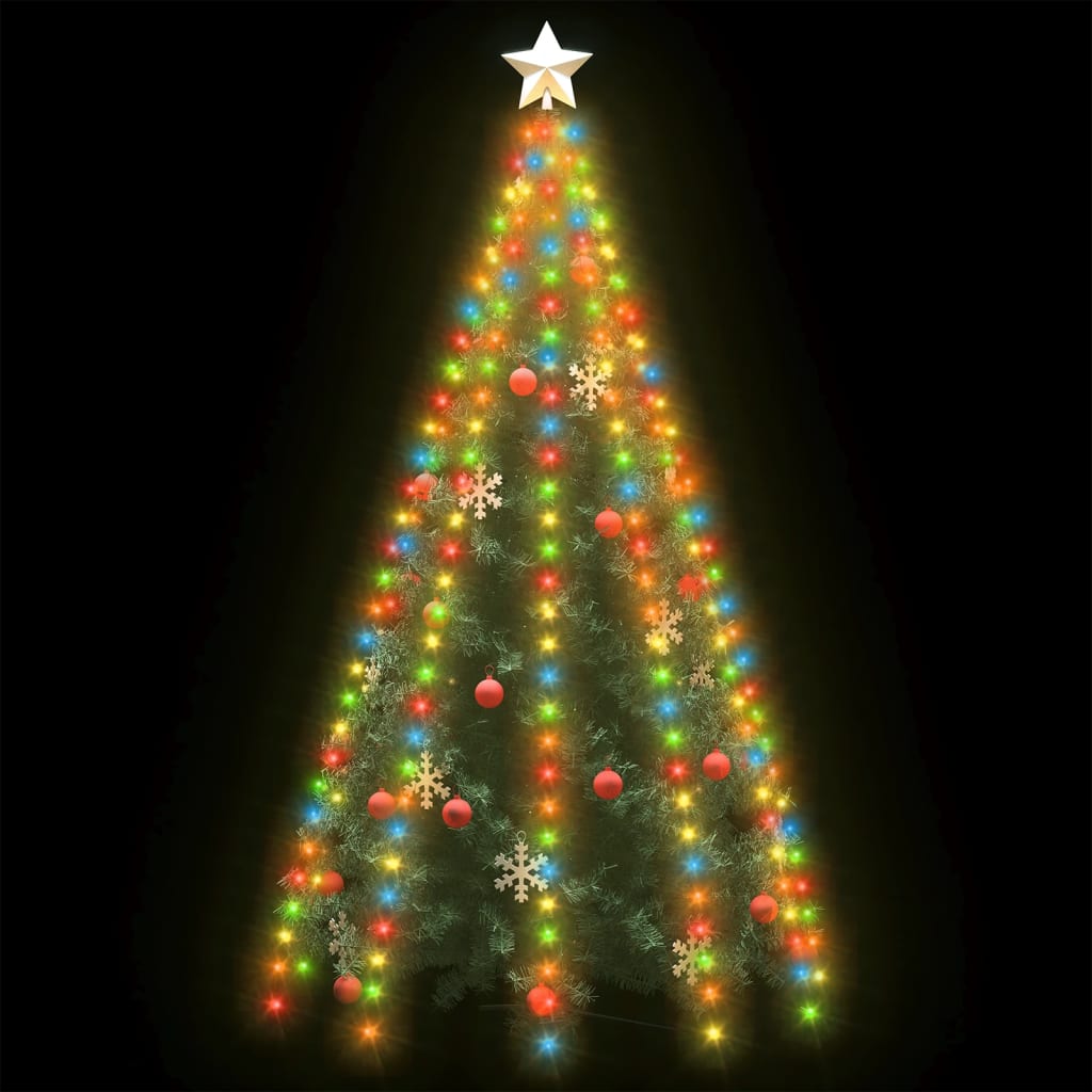Christmas Tree Net Lights With 300 Leds Colourful