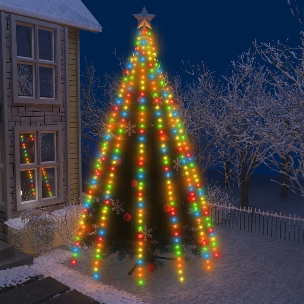 Christmas Tree Net Lights With 300 Leds Colourful