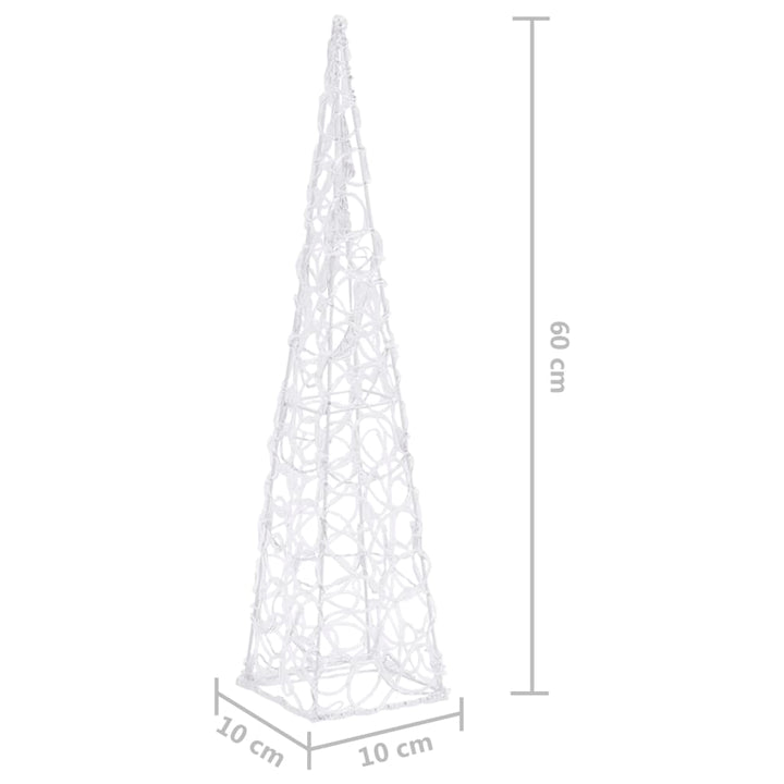 Acrylic Decorative Led Light Cone