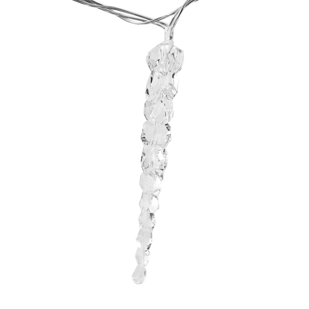 Christmas Icicle Lights 40Pcs Acrylic Remote Control