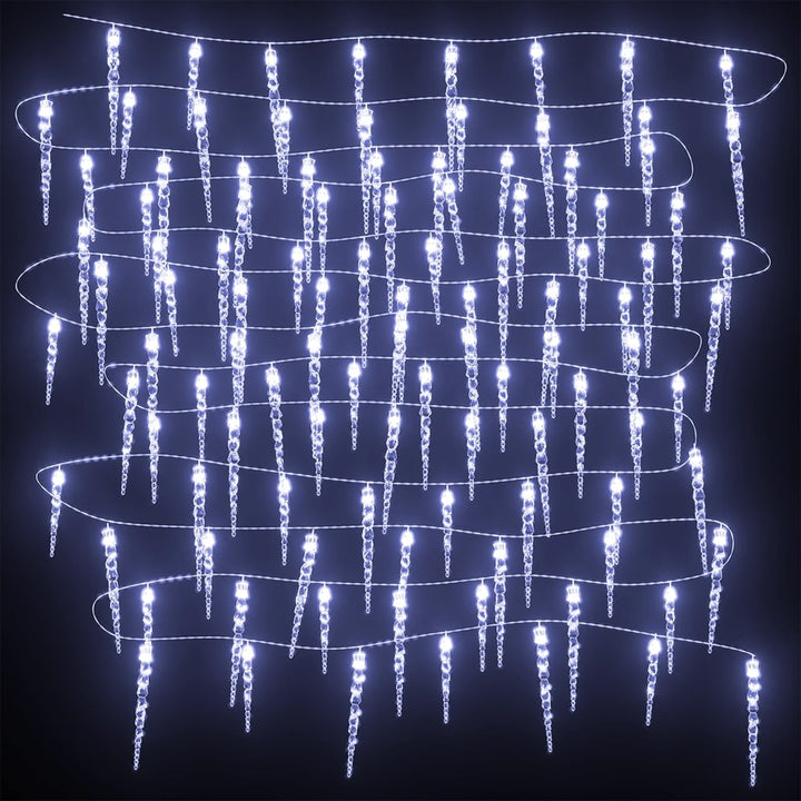 Christmas Icicle Lights 40Pcs Acrylic Remote Control