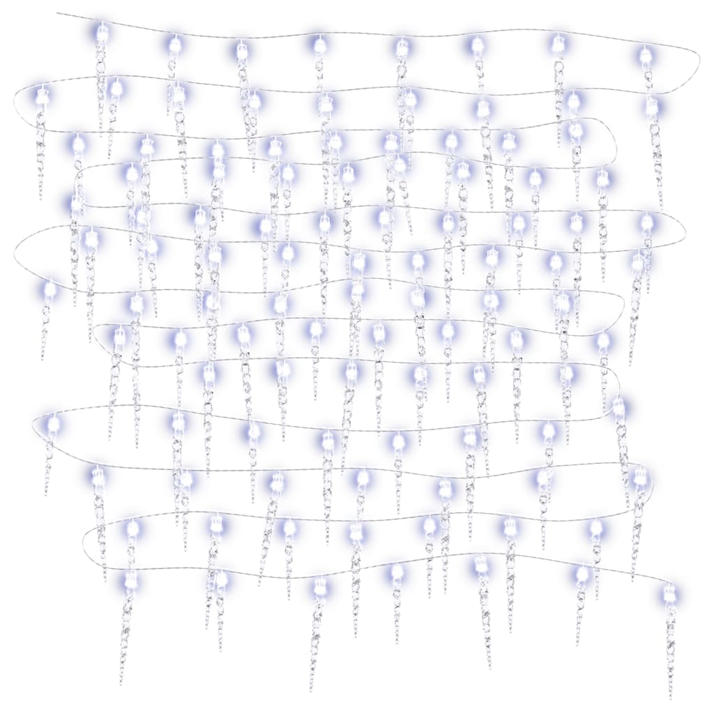Christmas Icicle Lights 40Pcs Acrylic Remote Control