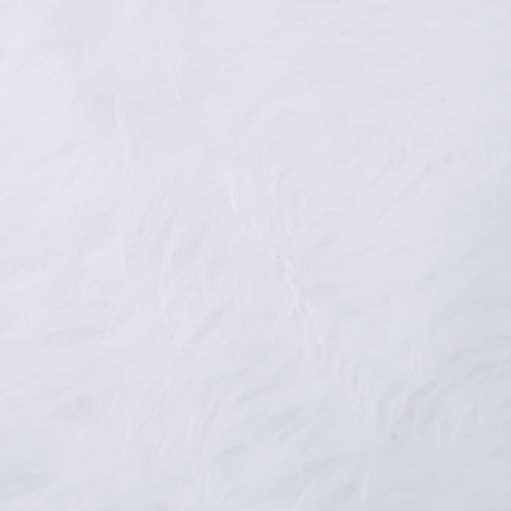 Christmas Tree Skirt White Faux