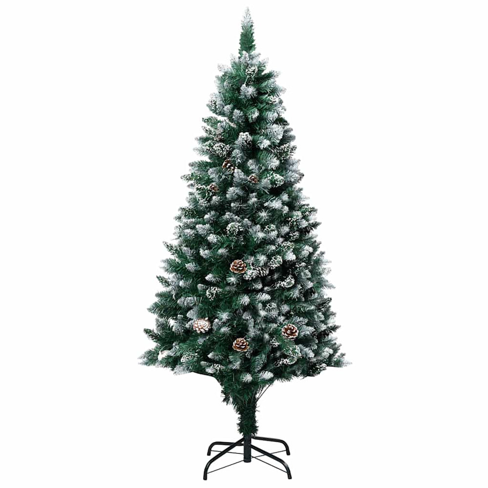 Artificial Pre-Lit Christmas Tree With Ball Set&Pine Cones 180 Cm