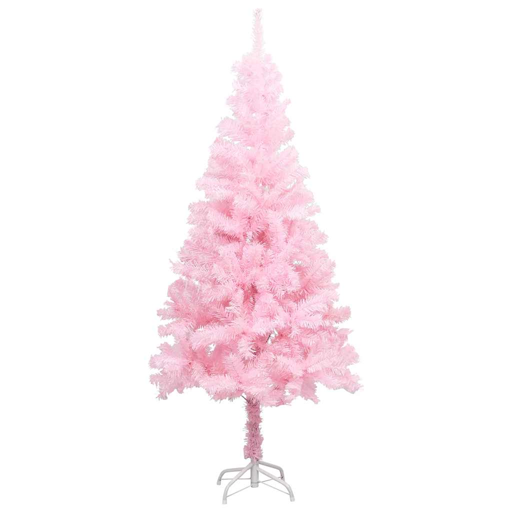Artificial Pre-Lit Christmas Tree With Ball Set 120 Cm Pvc