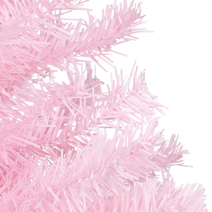 Artificial Pre-Lit Christmas Tree With Ball Set 120 Cm Pvc