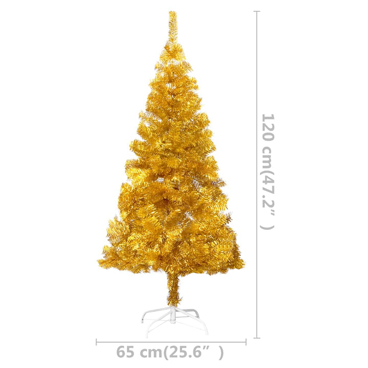 Artificial Pre-Lit Christmas Tree With Ball Set 120 Cm Pet