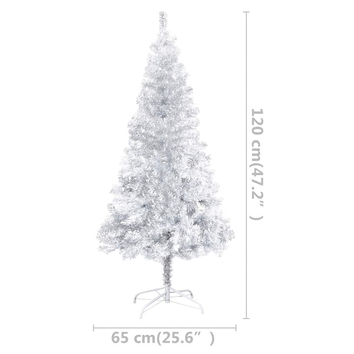 Artificial Pre-Lit Christmas Tree With Ball Set 120 Cm Pet