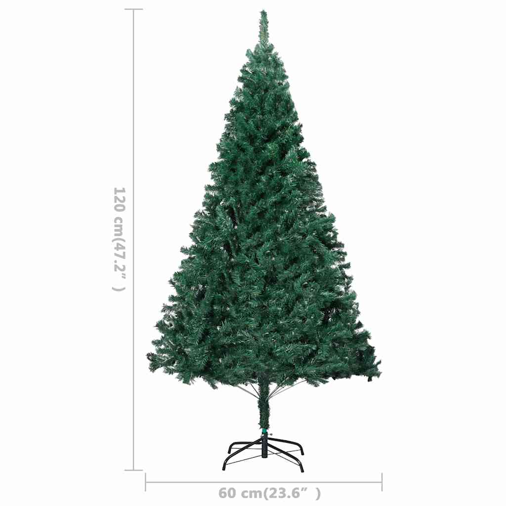 Artificial Pre-Lit Christmas Tree With Ball Set Pvc