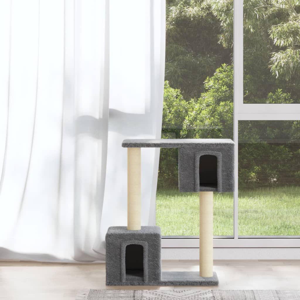 Cat Tree With Sisal Scratching Posts 60 Cm