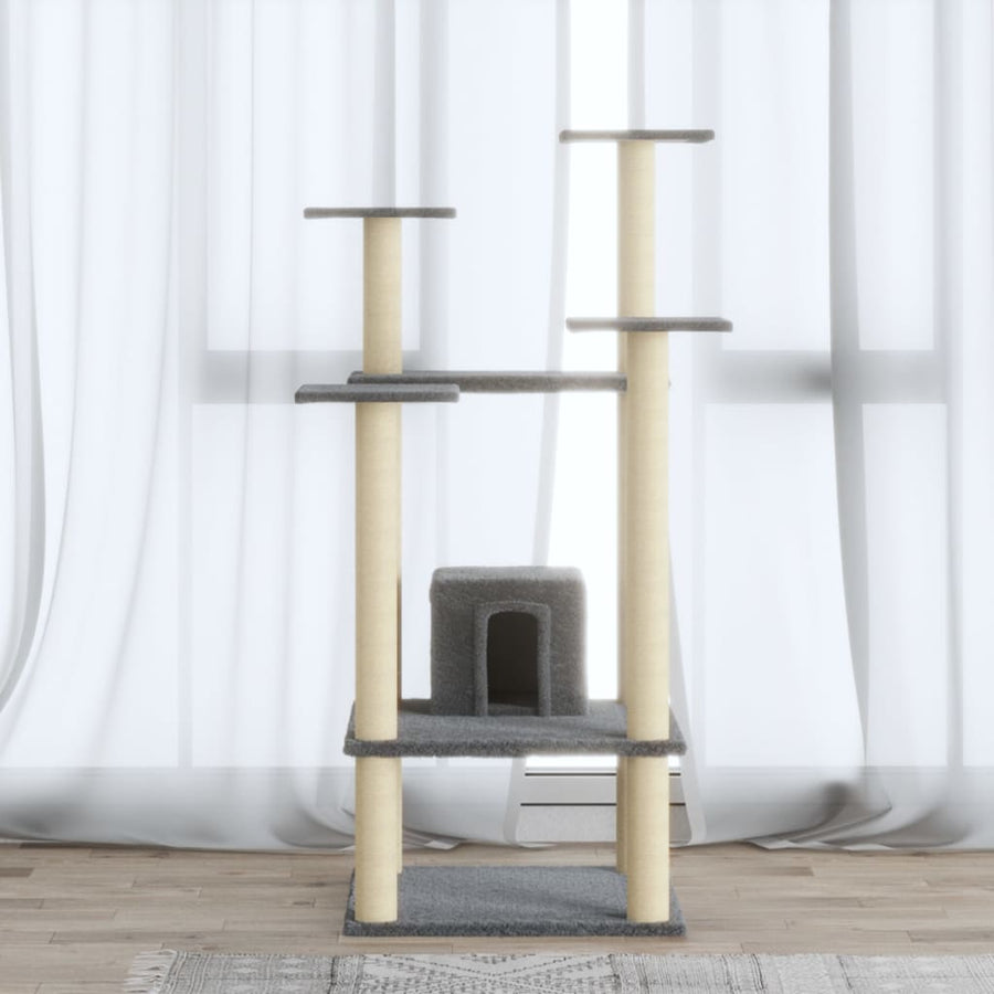 Cat Tree With Sisal Scratching Posts 110 Cm