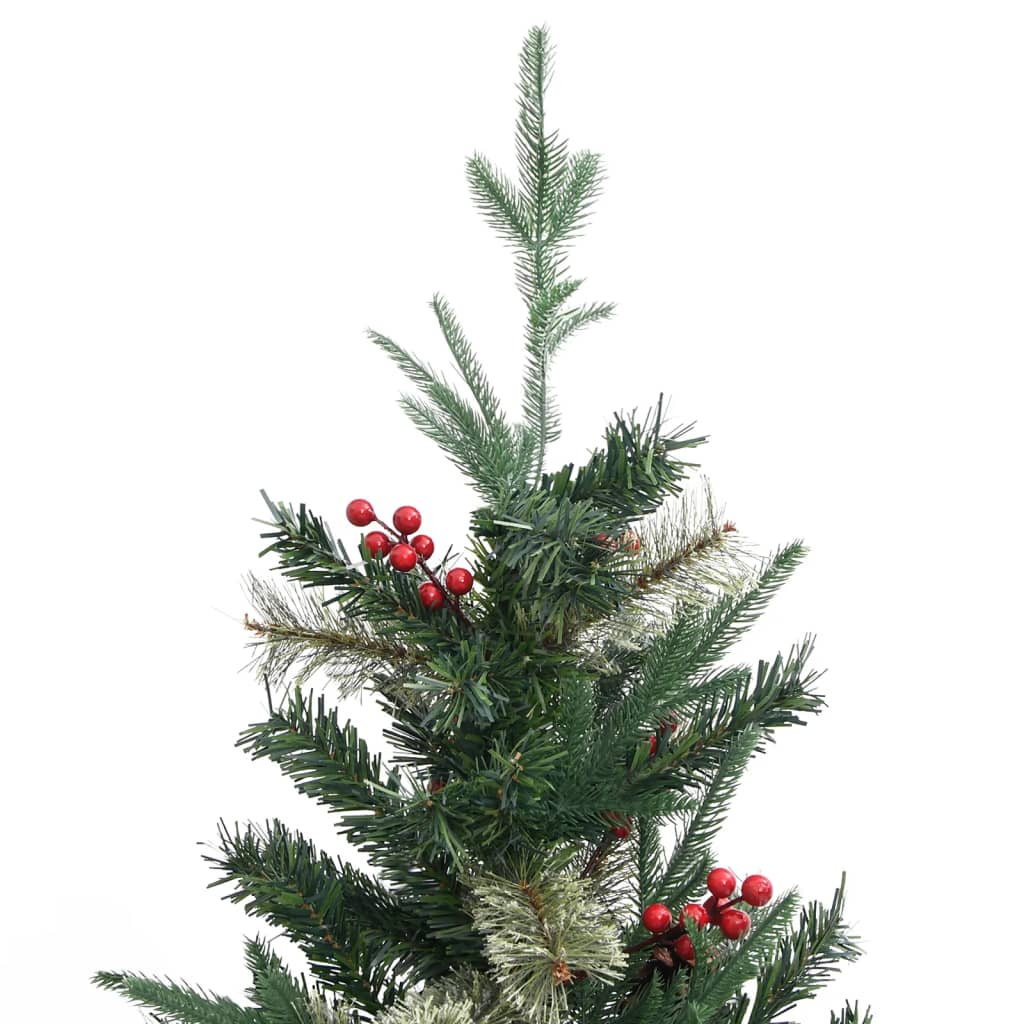 Christmas Tree With Pine Cones Green 120 Cm Pvc&Pe