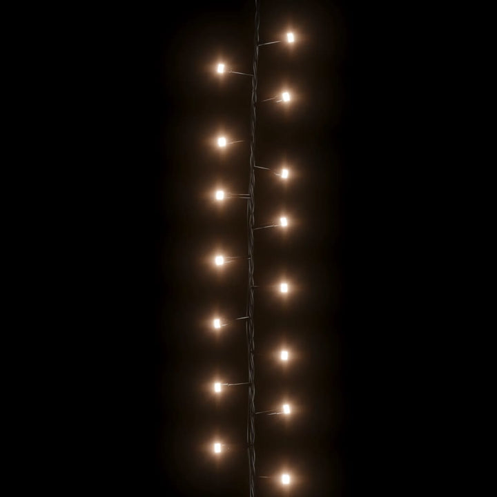 Compact Led String With 400 Leds Warm White Pvc