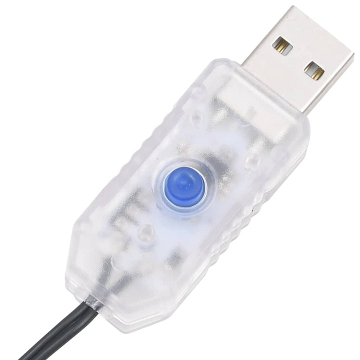Compact Led String With 400 Leds Warm White Pvc