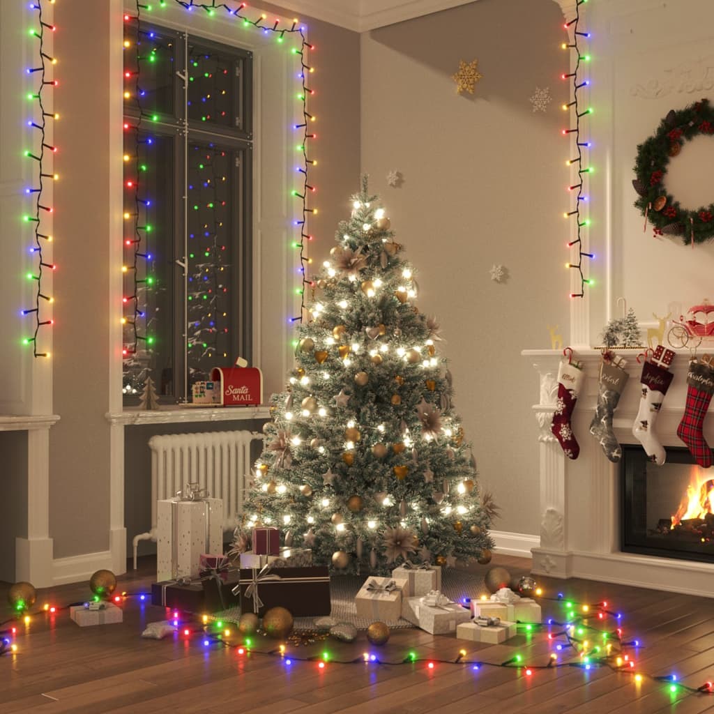 Compact Led String With 400 Leds Warm White Pvc