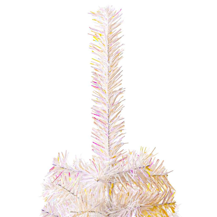 Artificial Christmas Tree With Iridescent Tips 180 Cm Pvc