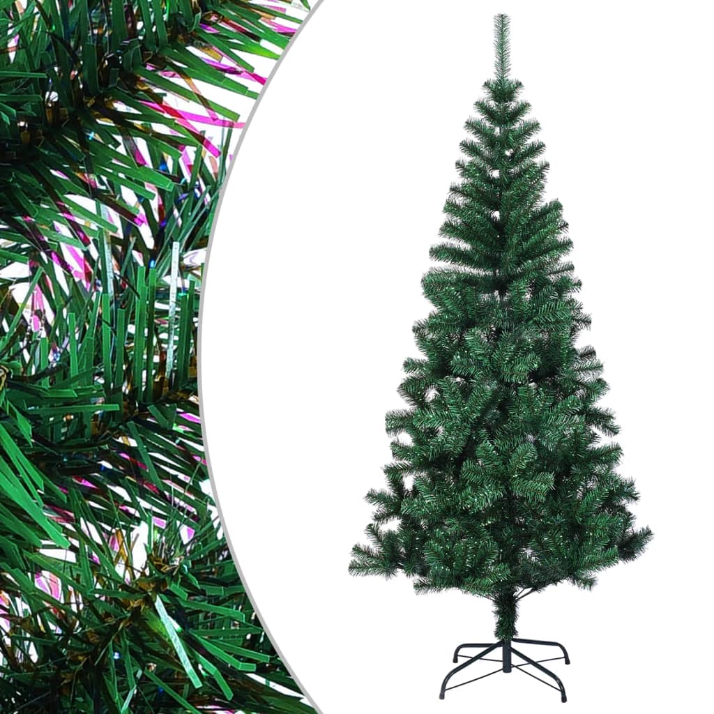 Artificial Christmas Tree With Iridescent Tips 180 Cm Pvc