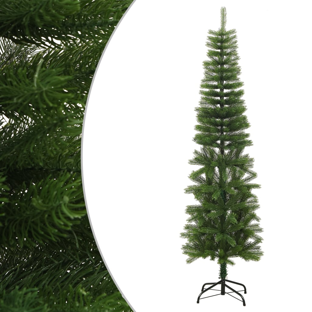 Artificial Slim Christmas Tree With Stand 150 Cm Pe