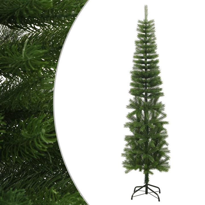 Artificial Slim Christmas Tree With Stand 150 Cm Pe