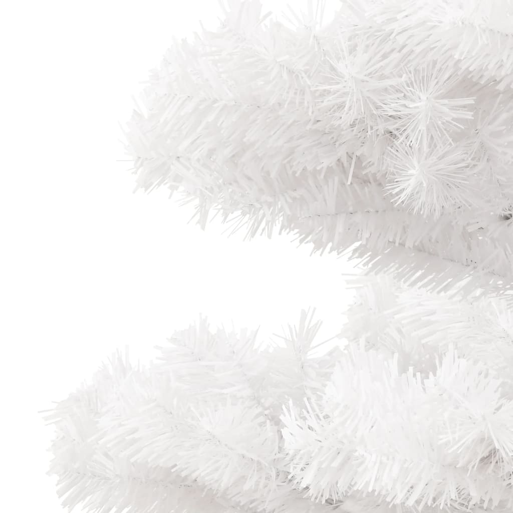 Swirl Pre-Lit Christmas Tree With Pot 120 Cm Pvc