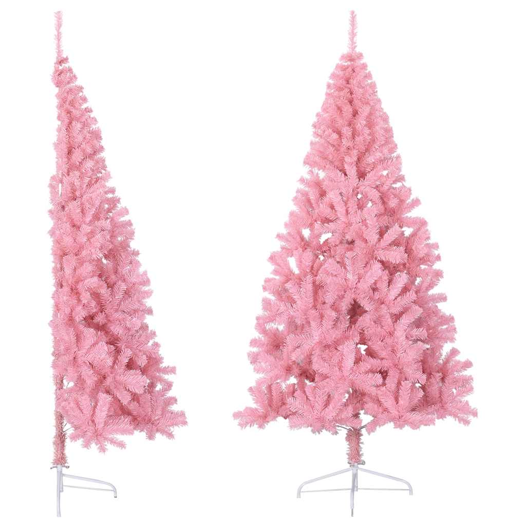 Artificial Half Christmas Tree With Stand 120 Cm Pvc